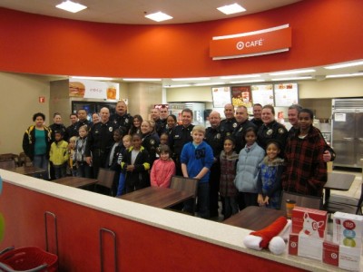 The annual Shop With A Cop will take place at Target Saturday morning. (Courtesy James City County.)
