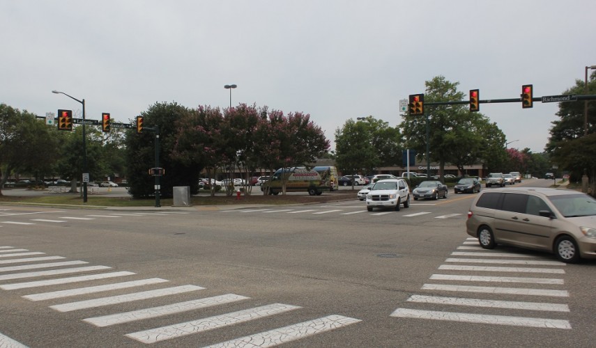 City Council would like to see improvements at the intersection of Monticello Avenue, Richmond Road and Lafayette Street. (Nicole Trifone/WYDaily)