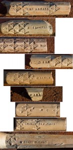 The discovery of the Faldo pipe brings the collection of named pipes up to nine unique names or titles (Courtesy Jamestown Rediscovery)