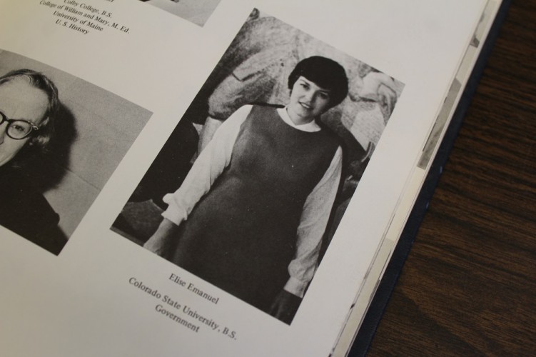 Elise Emanuel taught social studies at James Blair High School in 1969. (Photo from 1969 JBHS Beehive yearbook)