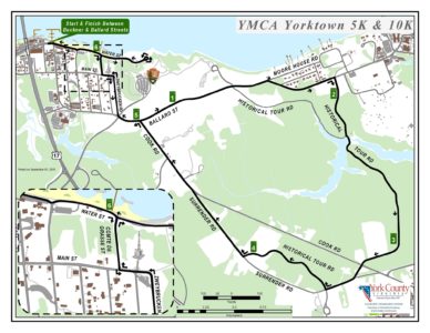 Saturday's Victory at Yorktown 10K Run/Walk & 1 Mile Family Fun Run/Walk will close multiple streets to vehicular traffic in the morning. (Photo courtesy York County)