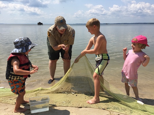 One of the many ranger-led programs at Belle Isle State Park. Photo courtesy Virginia State Parks