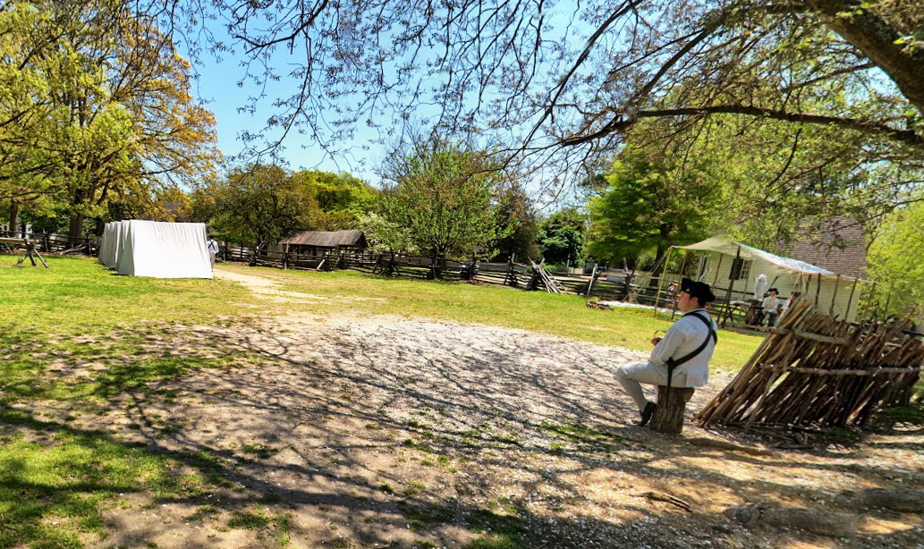 Colonial Williamsburg Foundation has submitted a proposal to the city’s zoning board to construct a "tomahawk/axe throwing range" in the Historic Area at the old military encampment site at 311 East Nicholson Street.. (Courtesy Google Maps)