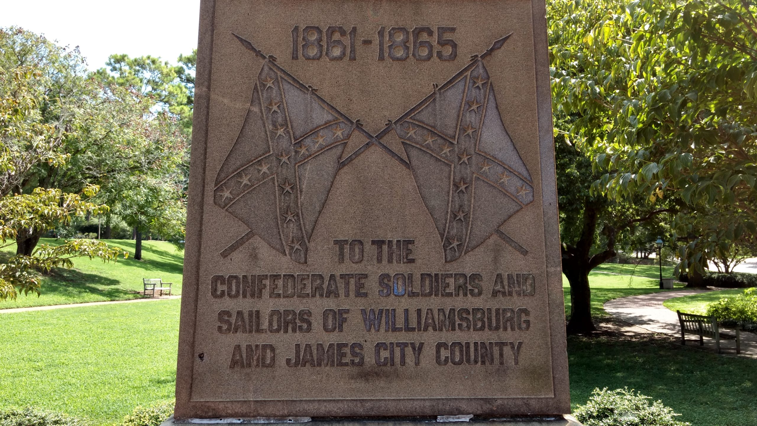 Confederate monument detail