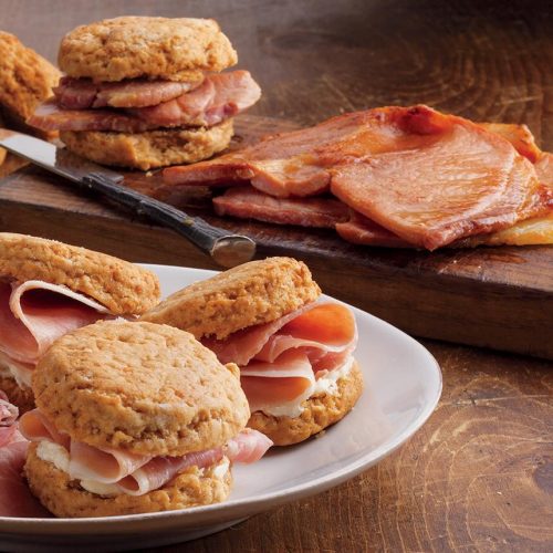 Keith Roberts recommends recipes with bacon and biscuits to get any Super Bowl party started. (Photo courtesy of Edward's Smokehouse)