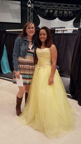 During "The Heart of a Princess" event, young women are assigned a personal shopper that works with them one-on-one to find a dress that makes them feel beautiful. (Photo courtesy of Amy Jones)