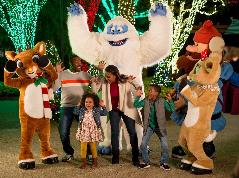 Rudolph the Red-Nosed Reindeer and friends will be part of Busch Gardens' Christmas Town through at least 2024. (WYDaily photo/Courtesy SeaWorld Parks & Entertainment)