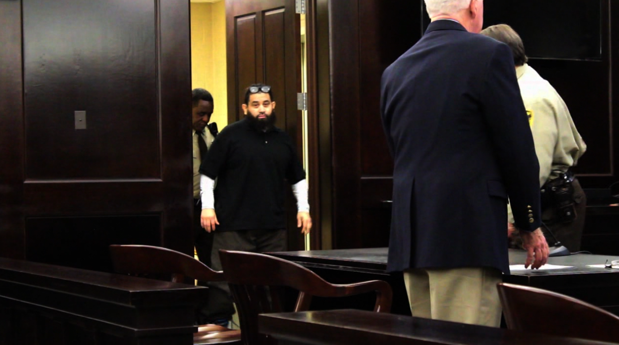 Oswaldo Martinez appeared in the Williamsburg-James City County Circuit Court on Nov. 27, 2018. (WYDaily/Sarah Fearing)