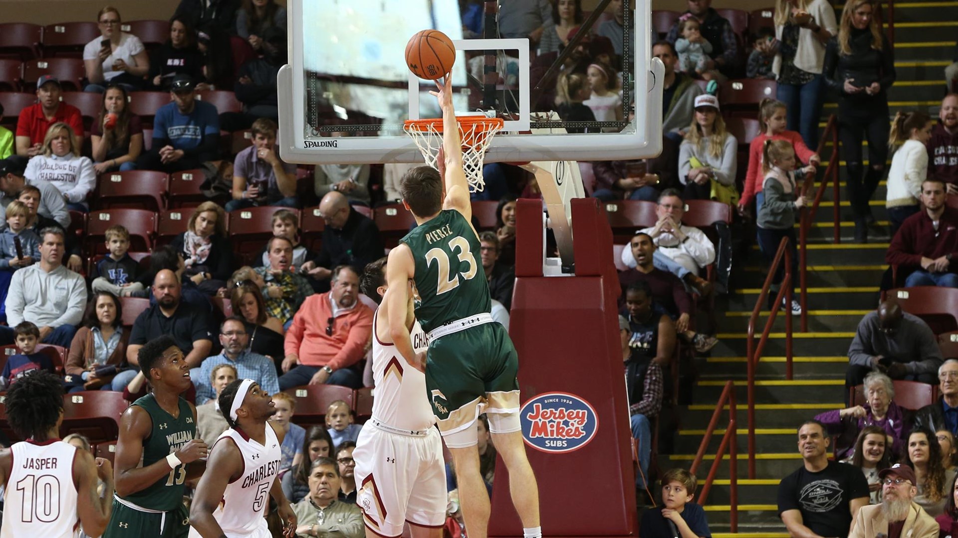 The William & Mary men's basketball team battled back and forth with reigning Colonial Athletic Association Champion Charleston for the majority of Saturday afternoon at TD Arena. (WYDaily/Courtesy Tribe Athletics)