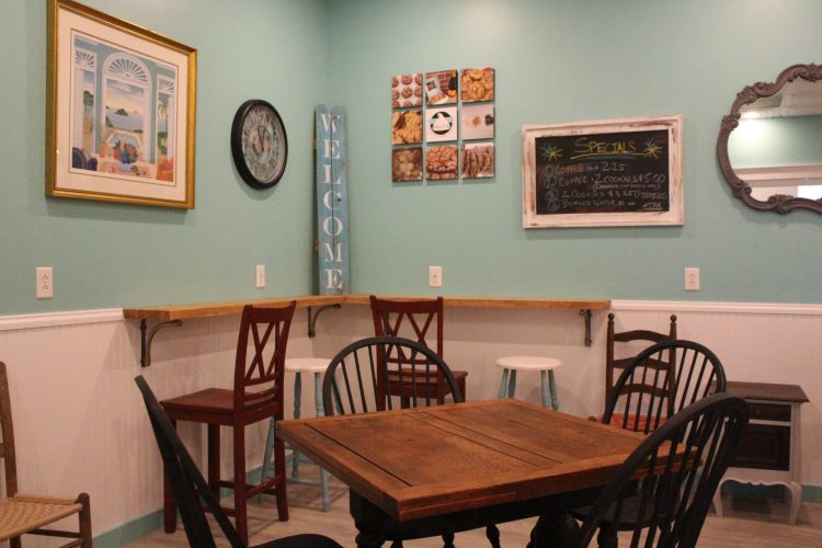 While Gina Celli has been selling her cookies online for the past year, the new space is her vision of a cookie cafe where customers can feel happy and at home. (WYDaily/Alexa Doiron)