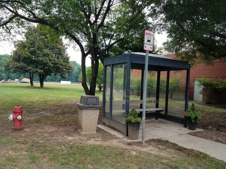 Girl Scouts of America troop 0184 will be placing a Little Free Pantry next to the bus stop outside the James City County Recreation Center by the beginning of July. (WYDaily/Courtesy Myia Sower)