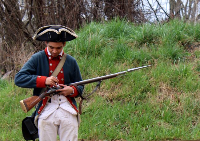 The African-American Solider exhibit is at the American Revolution Museum at Yorktown on Nov. 9-10. (WYDaily/ Courtesy of the Jamestown-Yorktown Foundation)