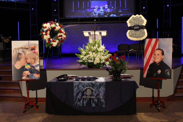 Katherine "Katie" Thyne, 24 died in the line of duty on Jan. 23. (WYDaily/ Julia Marsigliano)