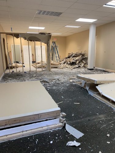 The restaurant is currently installing plumbing, concrete and a new HVAC system. (WYDaily/Courtesy Nicole Sileno)