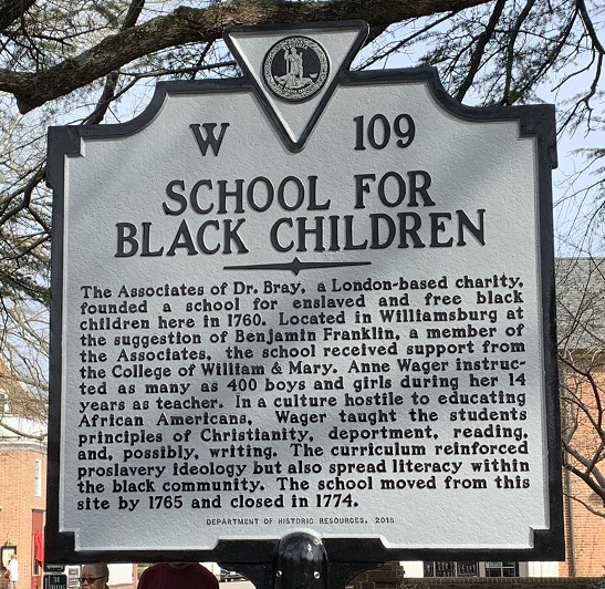 The Virginia Historical Highway Markers program has been around for the past century, but Williamsburg and York County have very few markers. (WYDaily/Virginia Department of Historic Resources)
