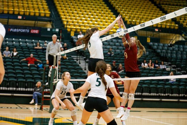 The College of William & Mary may have avoided at Title IX lawsuit after cutting three women's sports teams: Women's swimming, volleyball and track. (WYDaily/ Courtesy of Tribe Athletics)