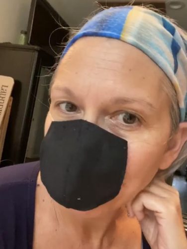 One of the "special masks" used to cover a person's nose or mouth during a facial. (WYDaily/ Courtesy of Purity Day Spa)