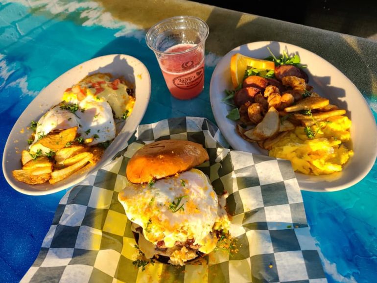 A few breakfast options at Larry's Hard Lemonade Brewing Company. (WYDaily/Courtesy of Larry's Hard Lemonade Brewing Company Facebook page)