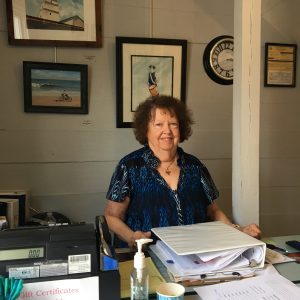 Shirley Cooper is a longtime member of YAF. She enjoys the camaraderie that comes with volunteering in the gallery.
